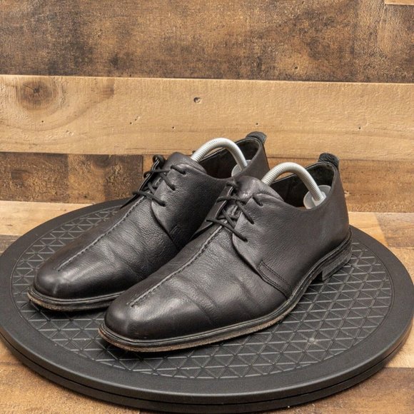Cole Haan Other - COLE HAAN MENS DRESS SHOES BLACK LEATHER SPLIT TOE OXFORDS CLASSIC SIZE 9M